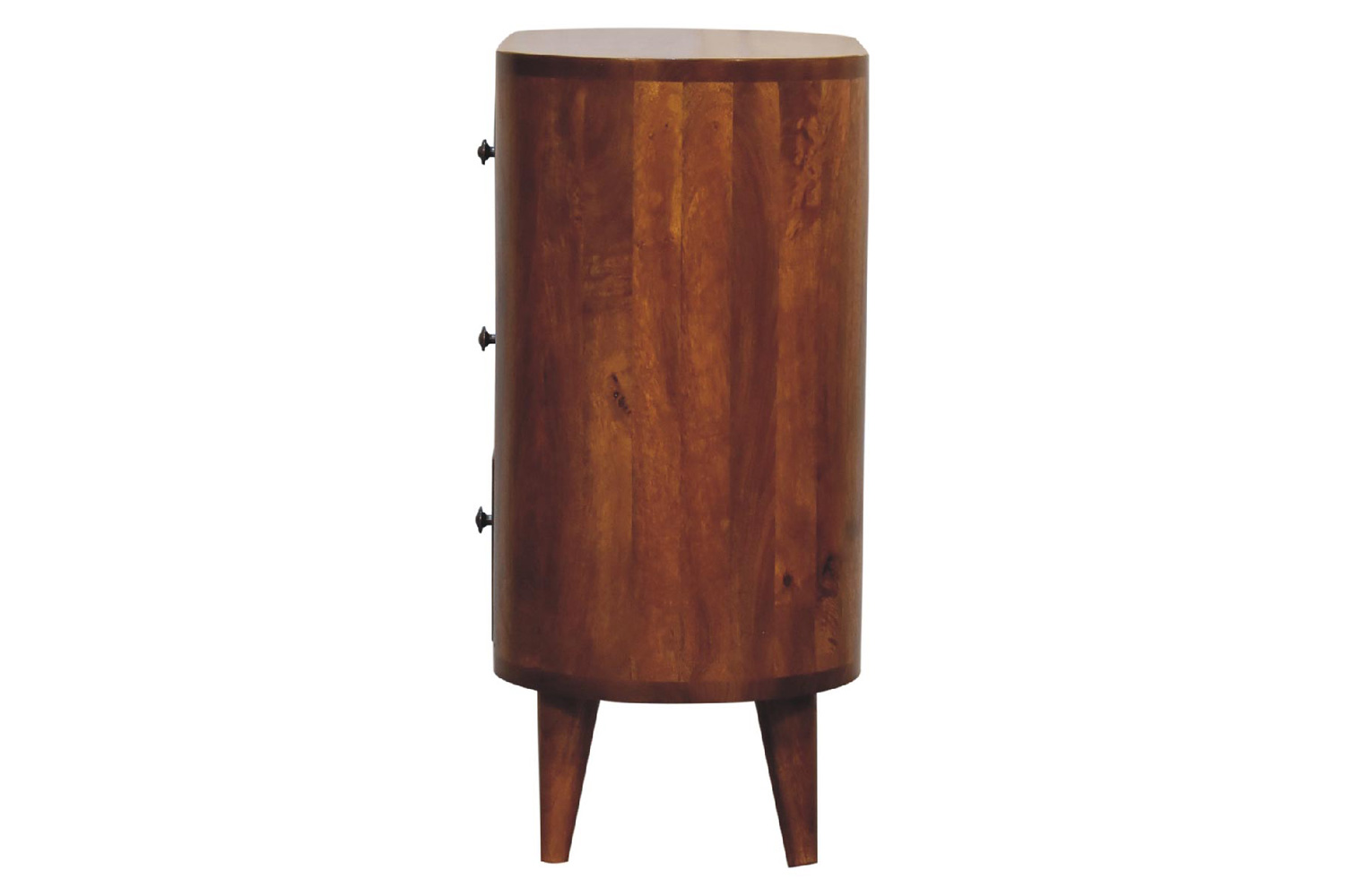Artisan Round Mini Cabinet - Chestnut