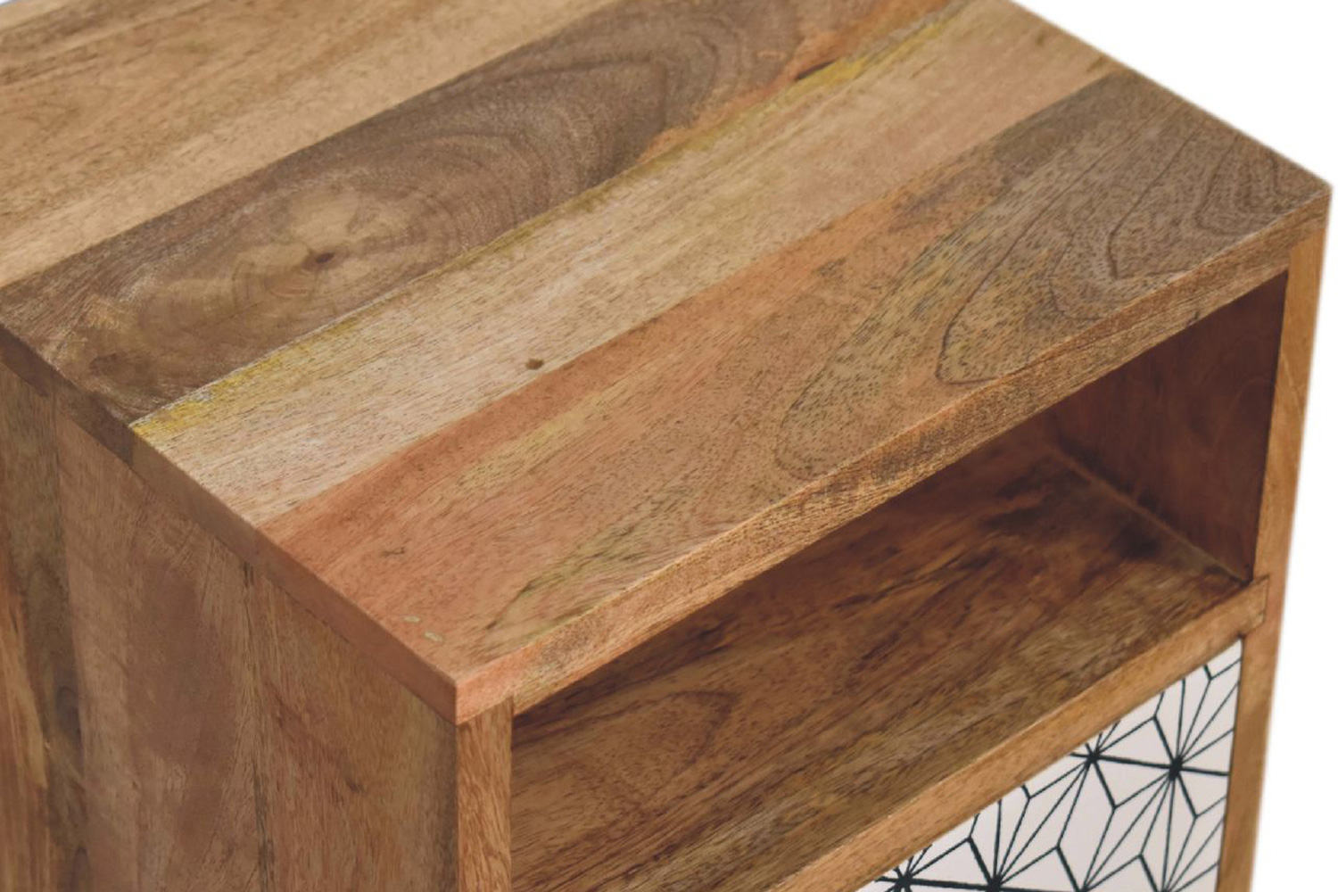 Artisan Prima Bedside with Open Slot - Mini