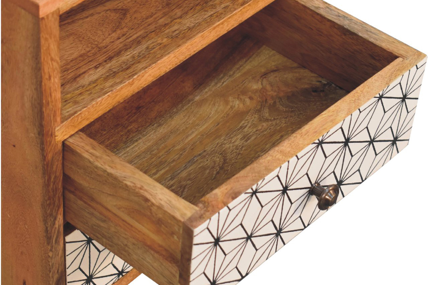 Artisan Prima Bedside with Open Slot - Mini