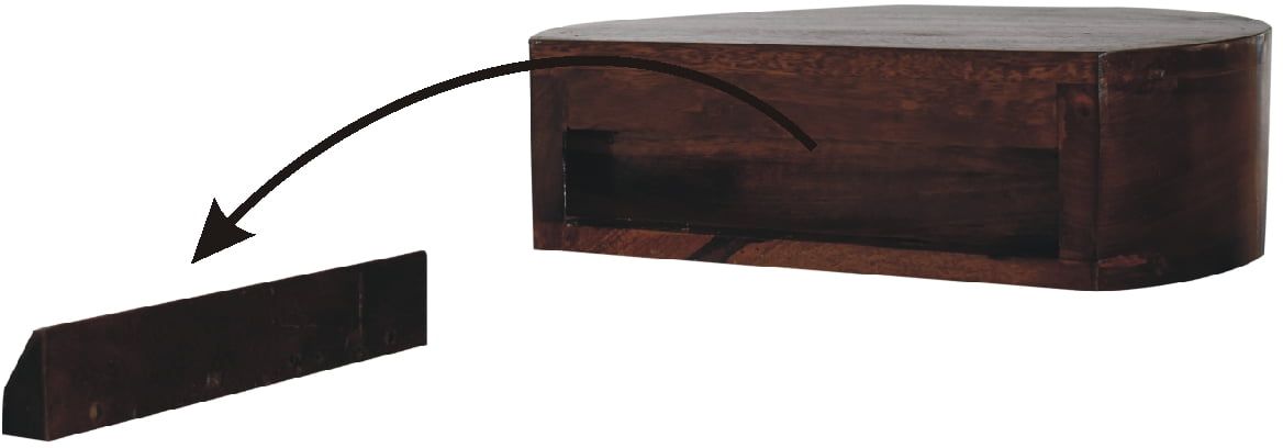 Artisan - Lunar 1 Drawer Floating Nightstand