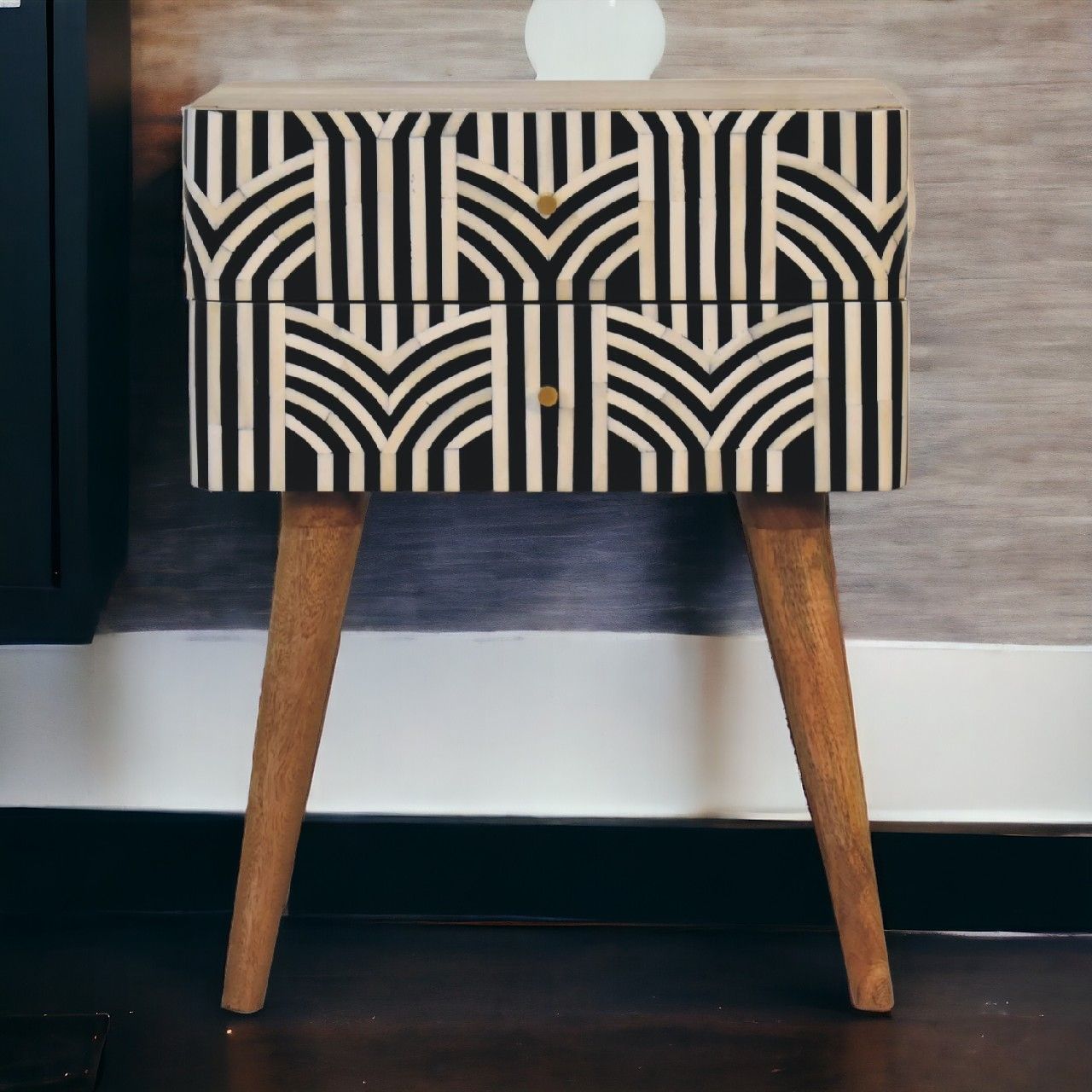 Artisan - Edessa Bone Inlay Nightstand