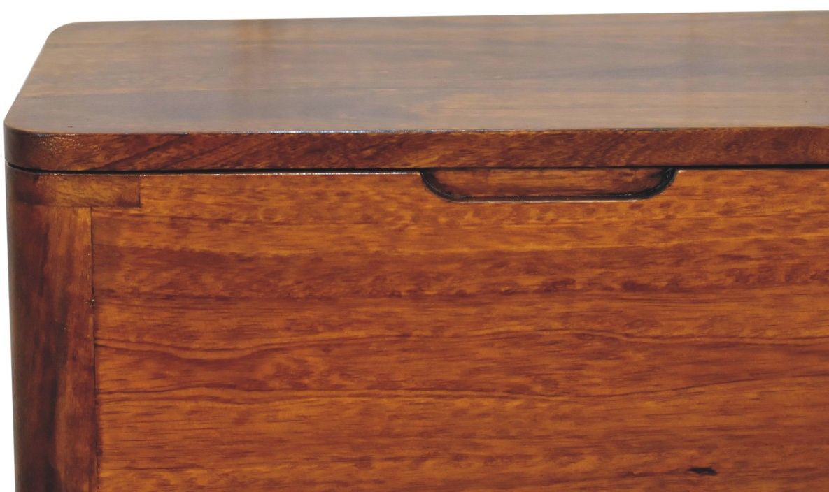 Artisan - Chestnut Lid-Up Storage Stool