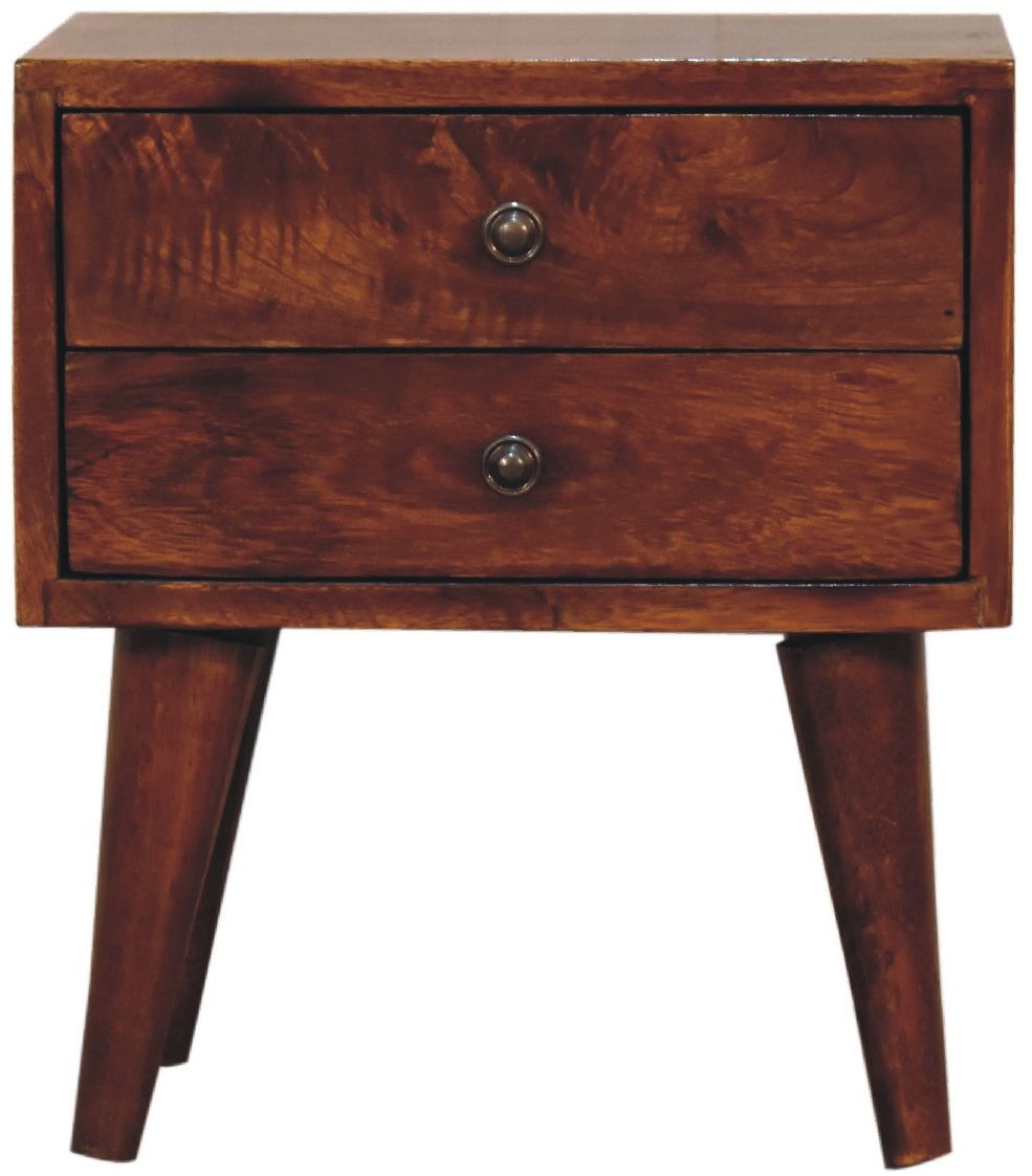 Artisan - Mini Chestnut Modern Nightstand