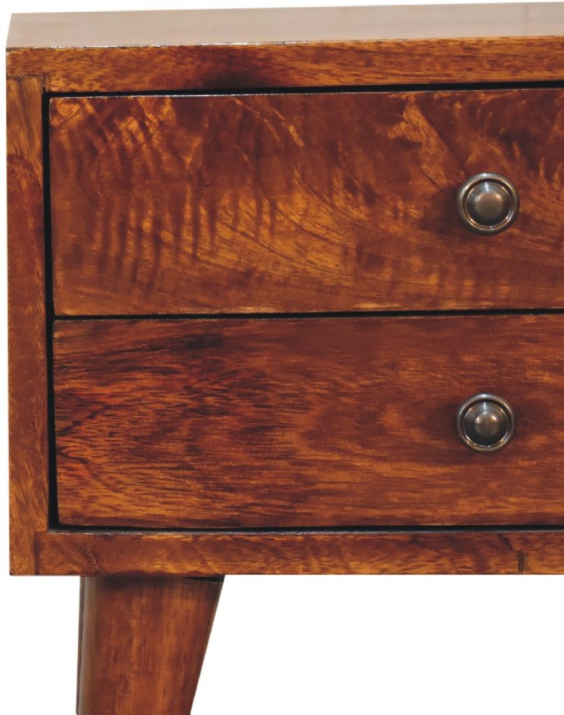 Artisan - Mini Chestnut Modern Nightstand