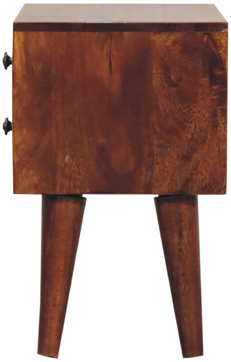 Artisan - Mini Chestnut Modern Nightstand