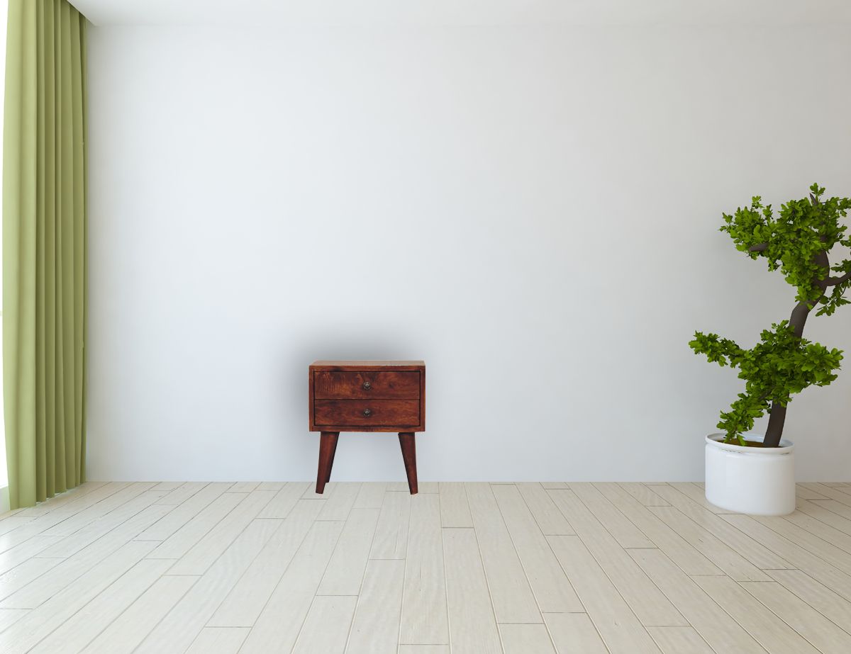 Artisan - Mini Chestnut Modern Nightstand