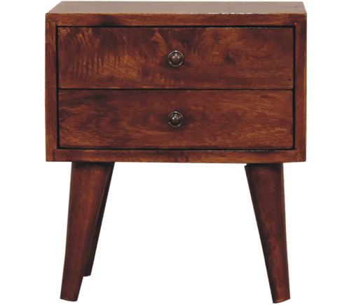 Artisan - Mini Chestnut Modern Nightstand