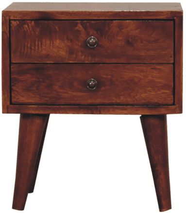 Artisan - Mini Chestnut Modern Nightstand