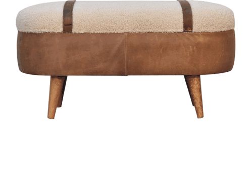 Artisan - Tan Buffalo Boucle Nordic Bench