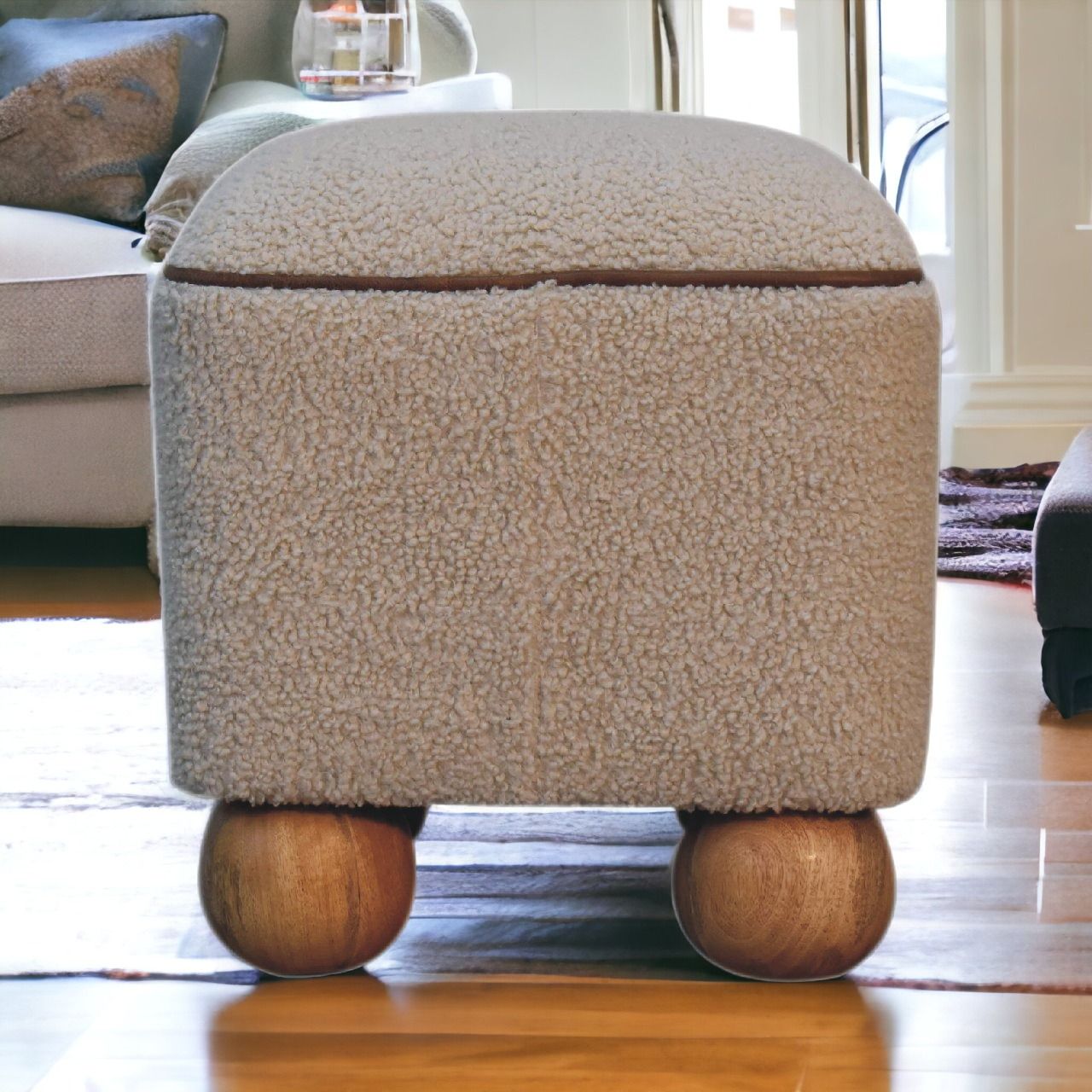 Artisan - Serenity Footstool With Ball Feet