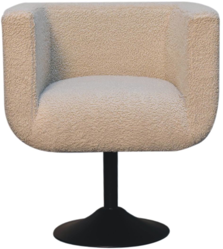 Artisan - Cream Boucle Swivel Chair