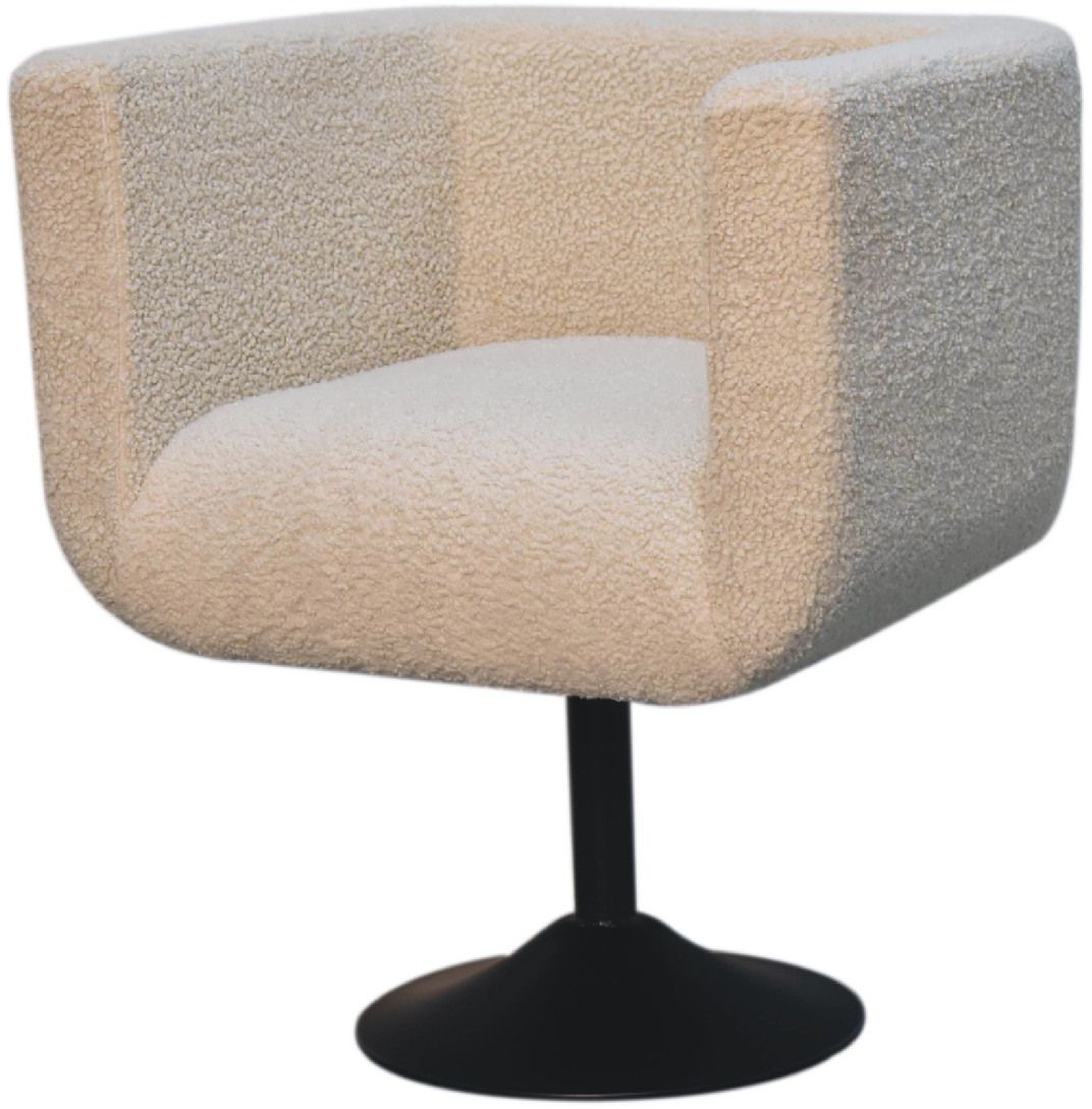 Artisan - Cream Boucle Swivel Chair