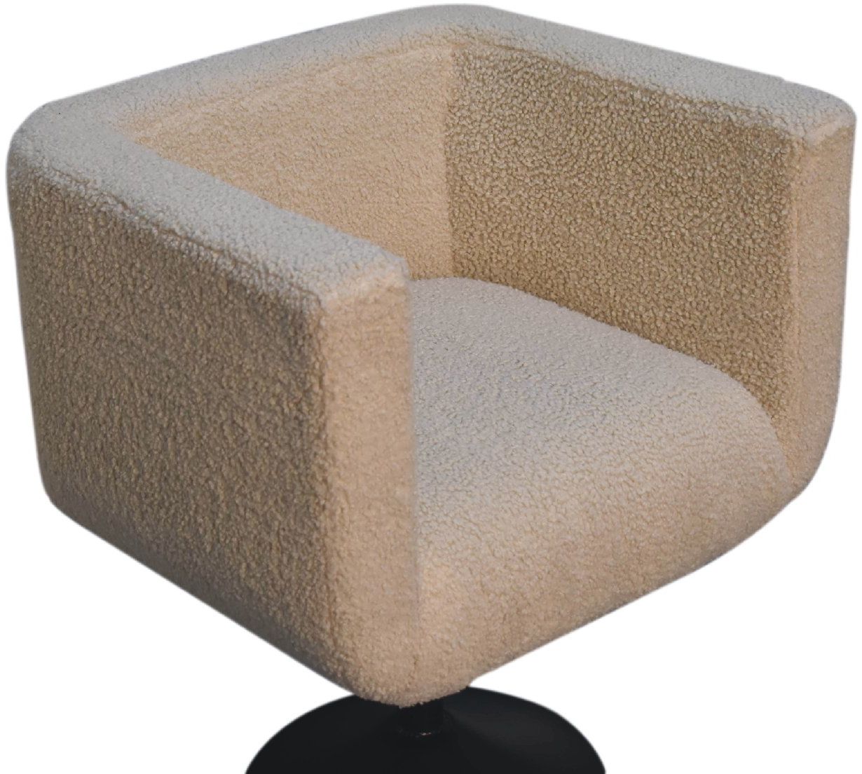 Artisan - Cream Boucle Swivel Chair