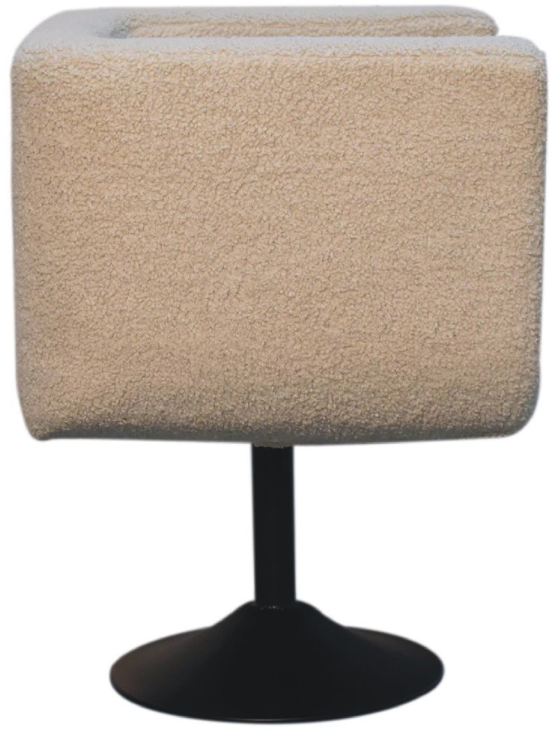 Artisan - Cream Boucle Swivel Chair