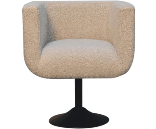 Artisan - Cream Boucle Swivel Chair
