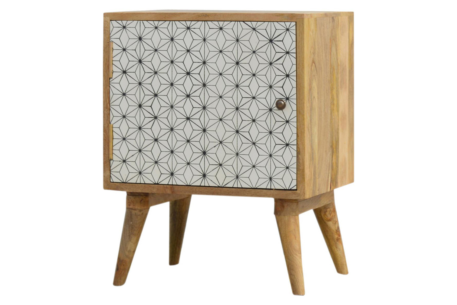 Artisan Prima Bedside with 1 Drawers - Short Legs