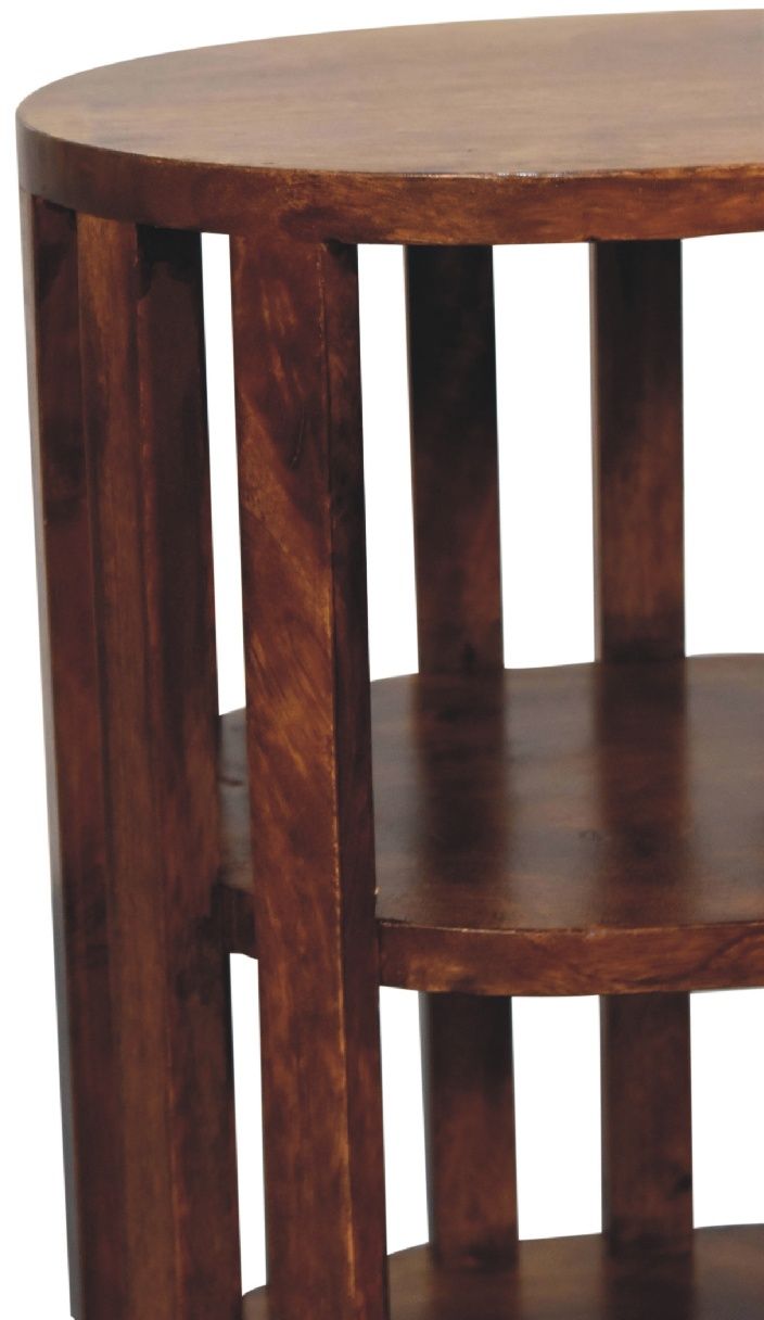 Artisan - Ariella Double Shelf Chestnut Bedside