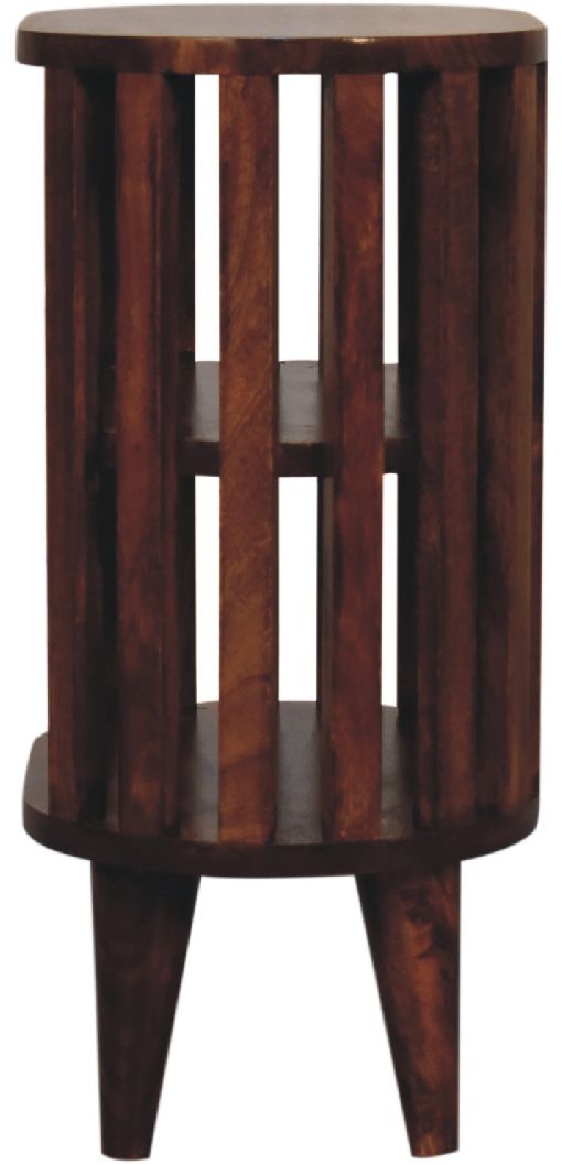 Artisan - Ariella Double Shelf Chestnut Bedside