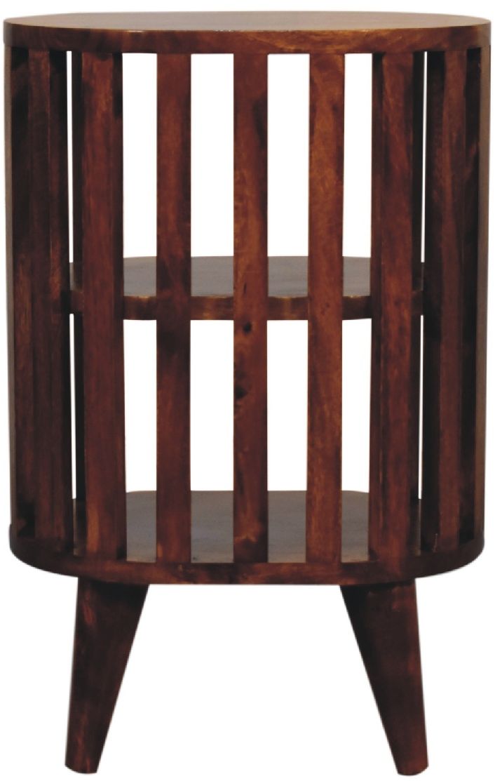 Artisan - Ariella Double Shelf Chestnut Bedside