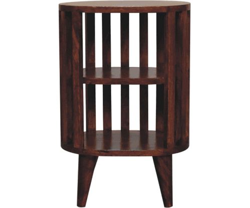 Artisan - Ariella Double Shelf Chestnut Bedside