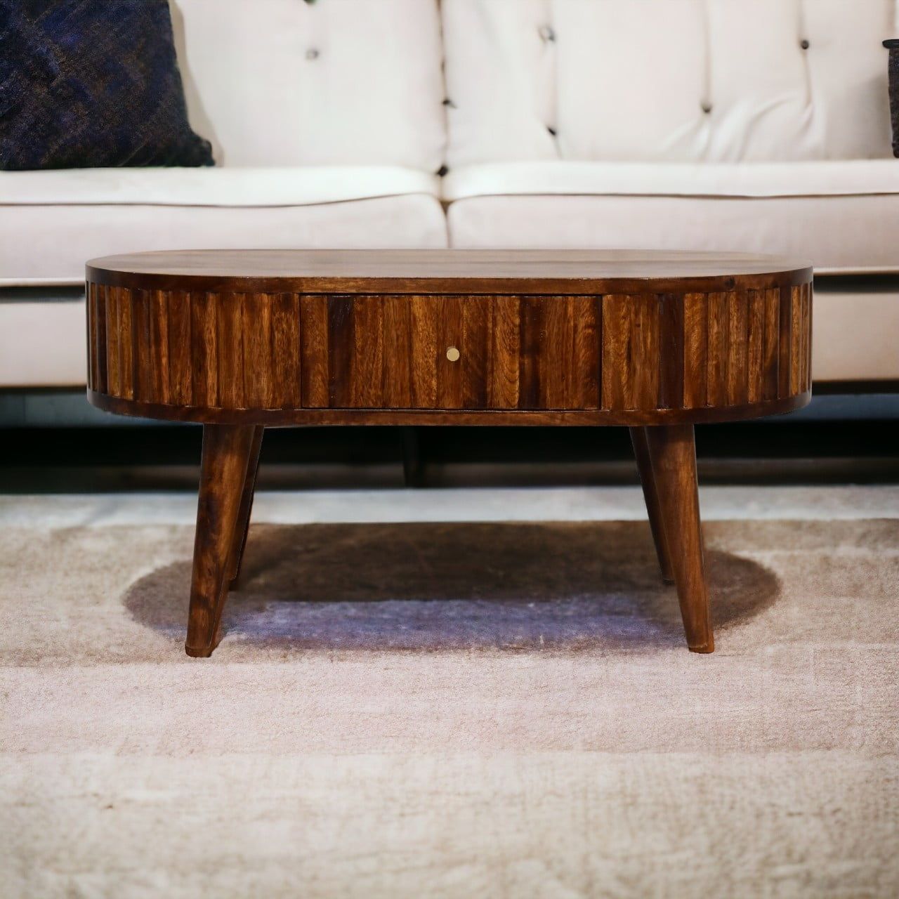 Artisan - Stripe Chestnut Coffee Table