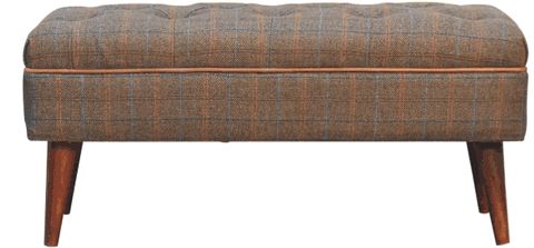 Artisan - Reverse Curve Oak-Ish Media Unit