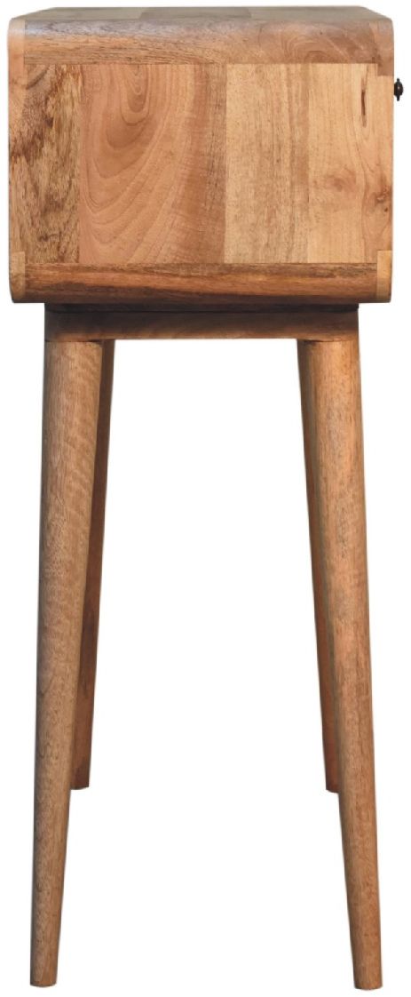 Artisan - Reverse Curve Oak-Ish Media Unit
