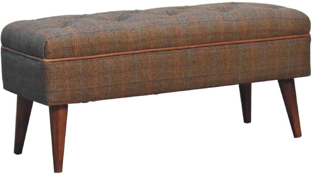 Artisan - Reverse Curve Oak-Ish Media Unit