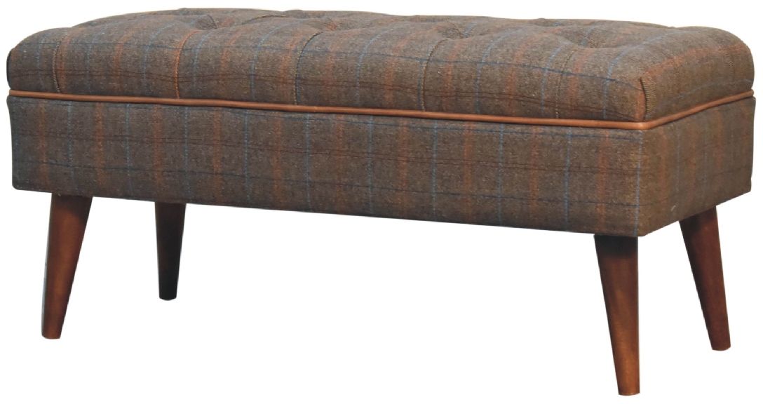 Artisan - Reverse Curve Oak-Ish Media Unit