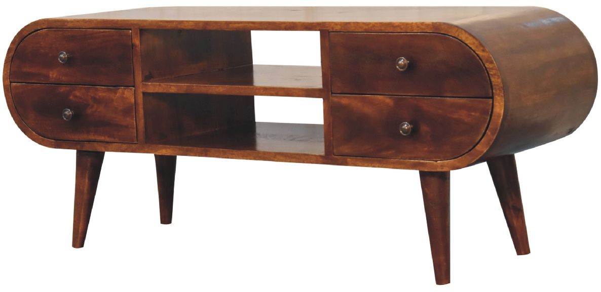 Artisan - Chestnut Circular Media Unit