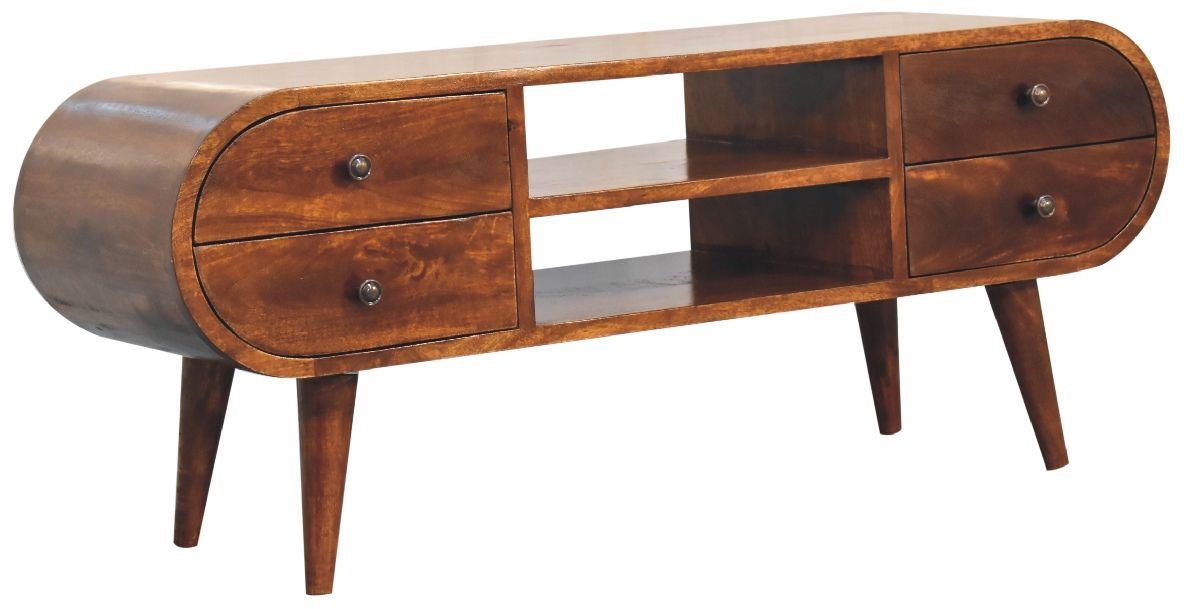 Artisan - Chestnut Circular Media Unit