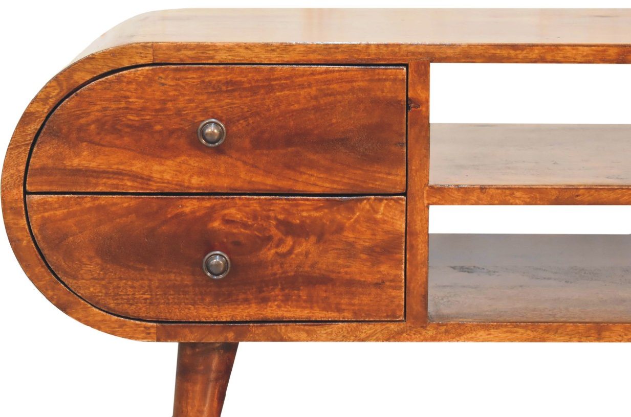Artisan - Chestnut Circular Media Unit