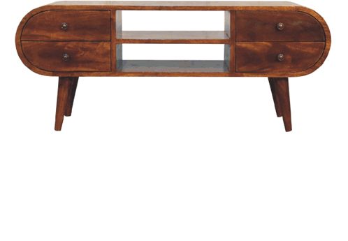 Artisan - Chestnut Circular Media Unit