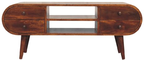 Artisan - Chestnut Circular Media Unit