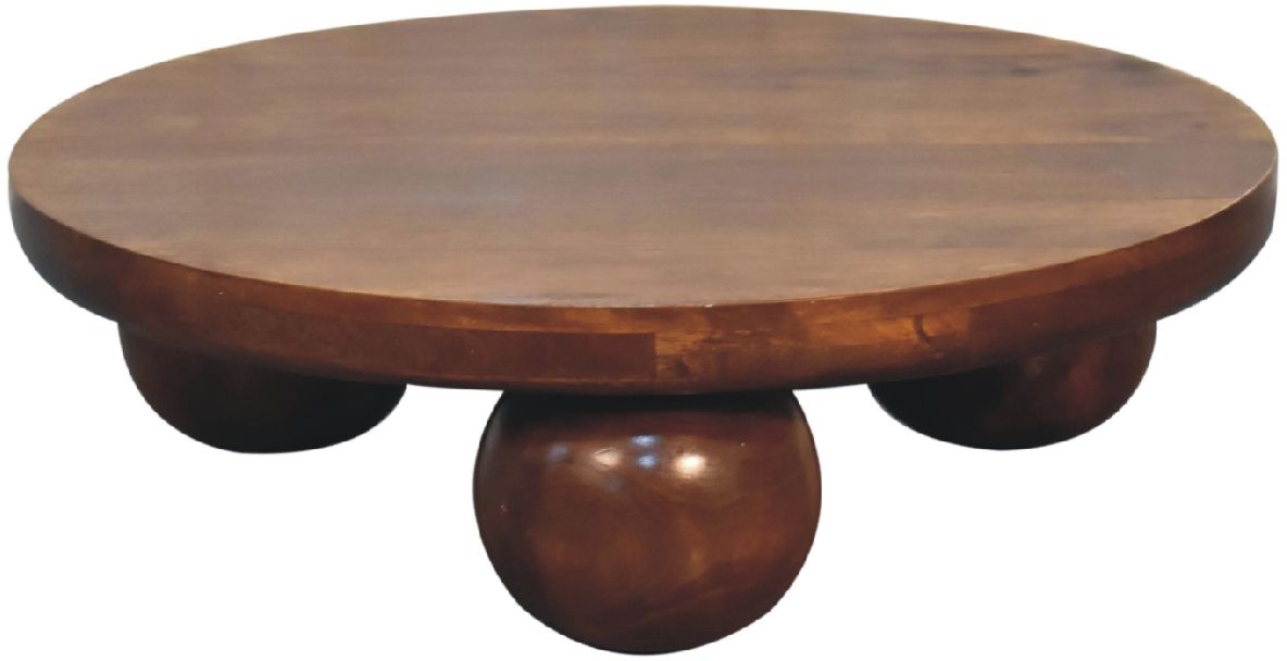 Artisan - Chestnut Central Ball Table