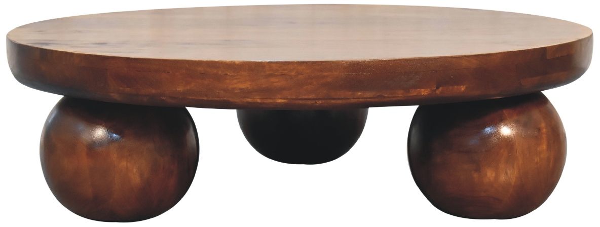Artisan - Chestnut Central Ball Table