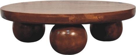 Artisan - Chestnut Central Ball Table
