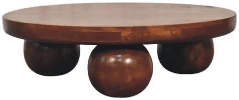Artisan - Chestnut Central Ball Table