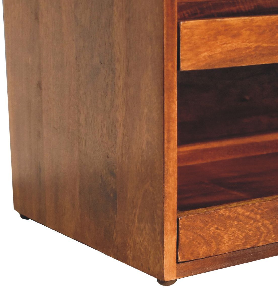 Artisan - Buffalo Hide Pull Out Shoe Storage Bench