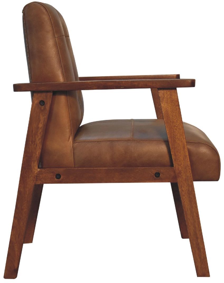 Artisan - Brown Buffalo Leather Chair