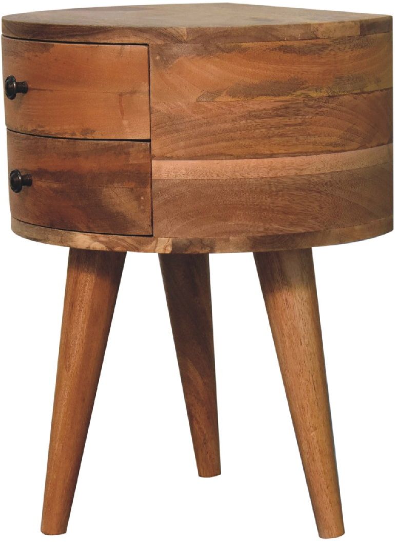 Artisan - Odyssey Oak-Ish Tripod Nightstand