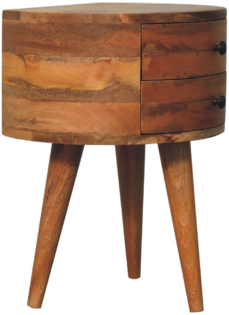 Artisan - Odyssey Oak-Ish Tripod Nightstand