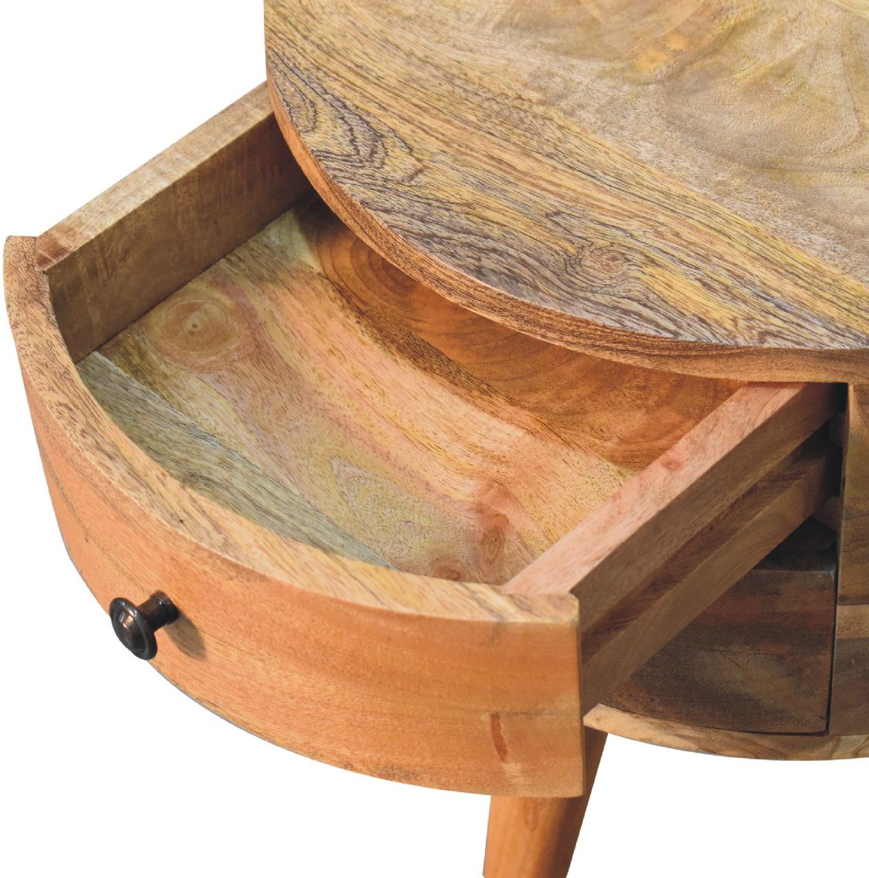 Artisan - Odyssey Oak-Ish Tripod Nightstand