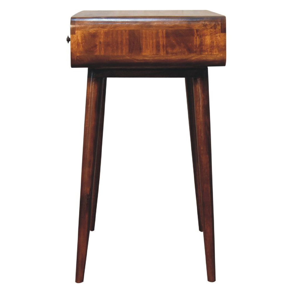 Artisan - Curved Chestnut Writing Desk