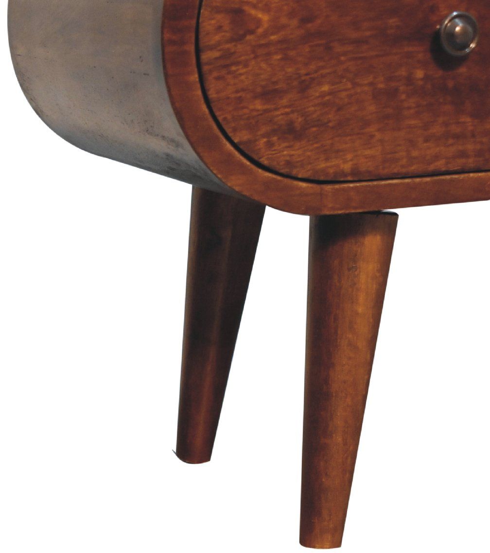 Artisan - Chestnut Circular TV Unit