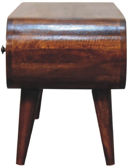 Artisan - Chestnut Circular TV Unit