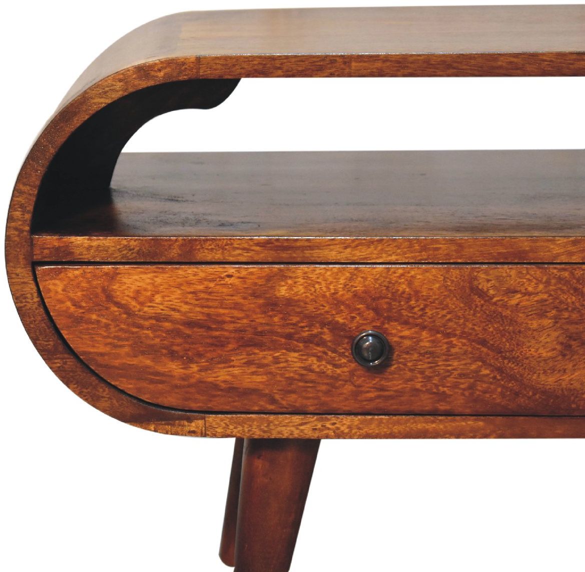 Artisan - Chestnut Circular TV Stand
