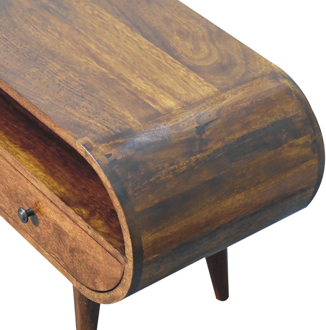 Artisan - Chestnut Circular TV Stand