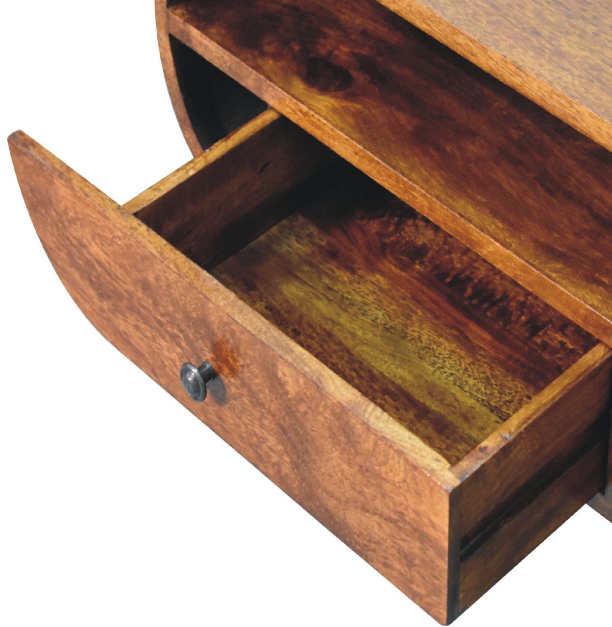 Artisan - Chestnut Circular TV Stand