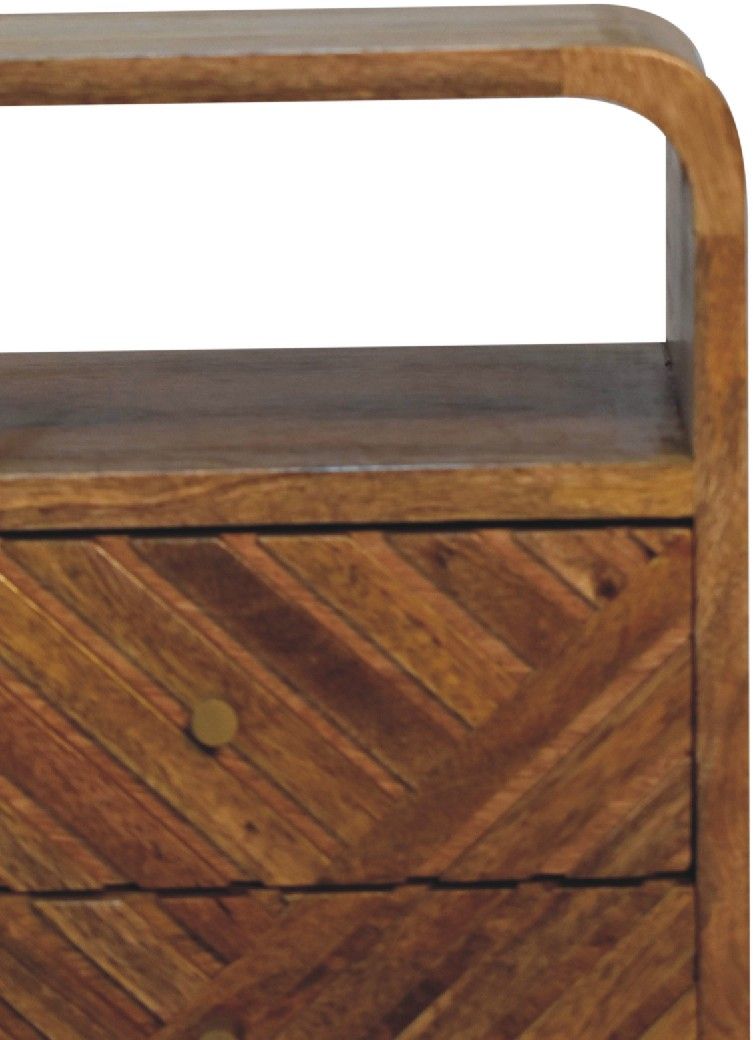 Artisan - Mini Lille Curved Nightstand